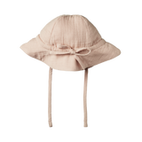 CRINKLE MUSLIN SUNHAT | Rose Dust Crinkle-Web-hover