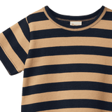 RIVER TEE | Navy/Caramel Stripe-Web-hover