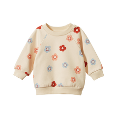 EMERSON SWEATER | Flora Stamp Print-Web-front