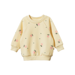 EMERSON SWEATER | Posey Blossom Lemonade Print-Web-front