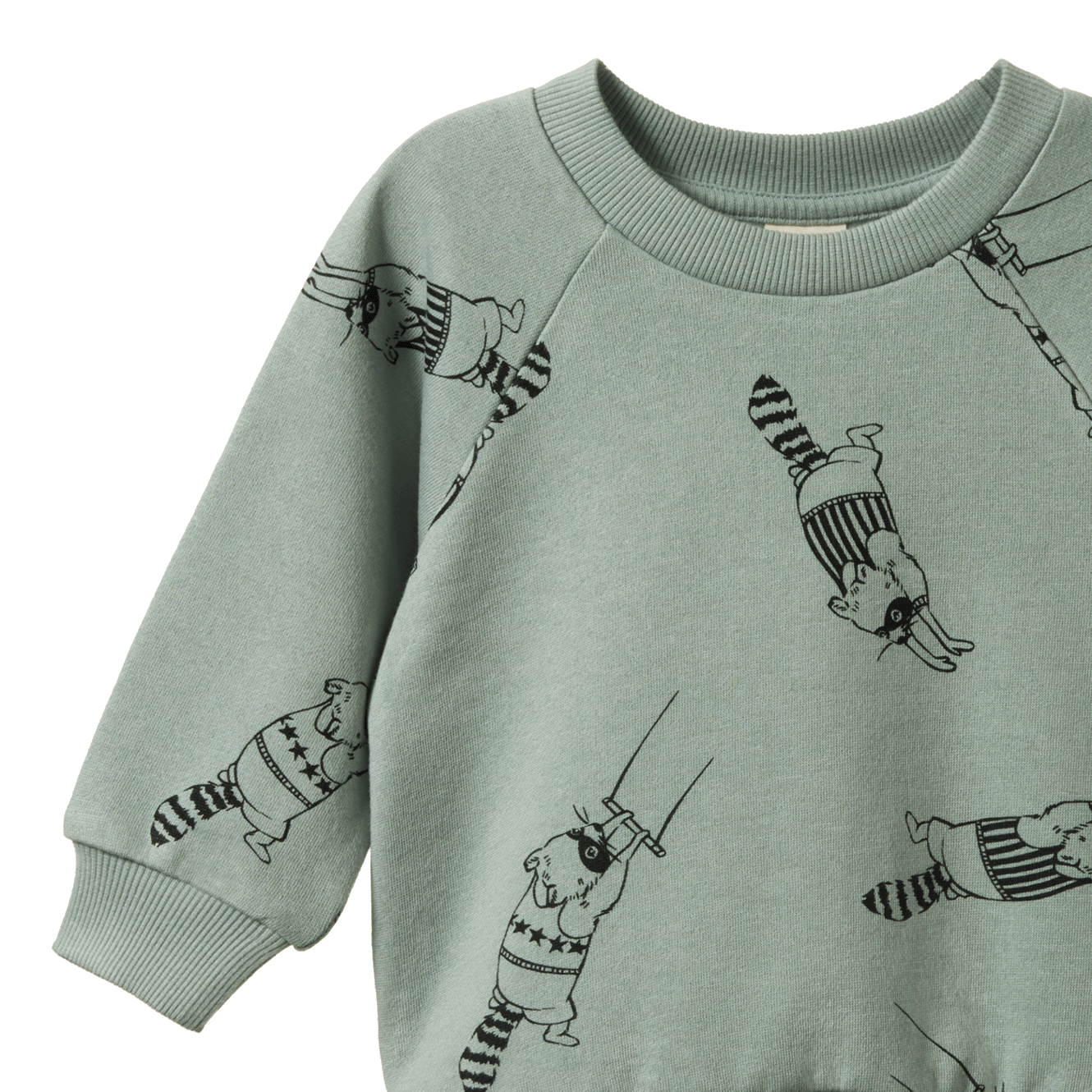 EMERSON SWEATER | Raccoon Rhapsody Print-Extra Img - 2