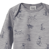 ESSENTIAL TEE | Best Friend Print Merino-Web-hover