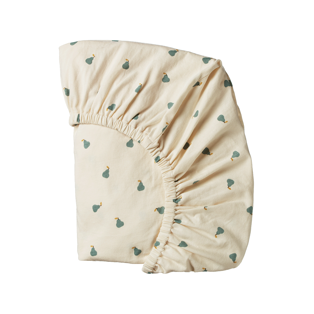 FITTED SHEET JERSEY | Petite Pear Print-Web-front