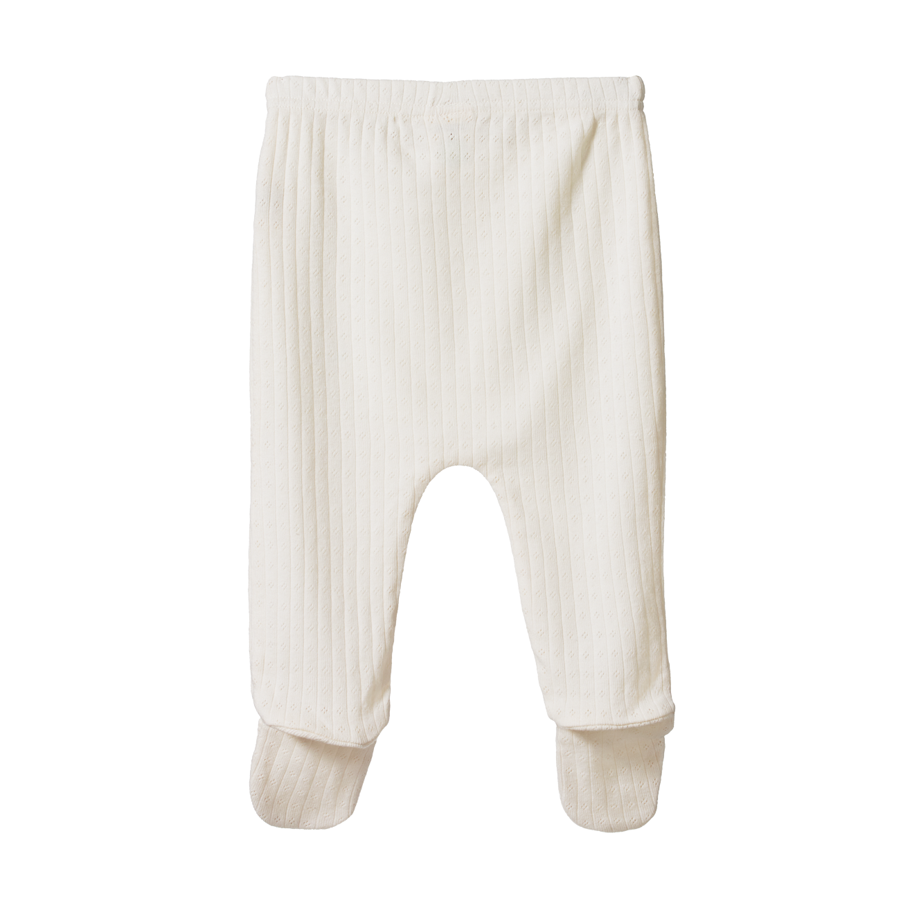 FOOTED ROMPERS POINTELLE | Natural-Web-hover