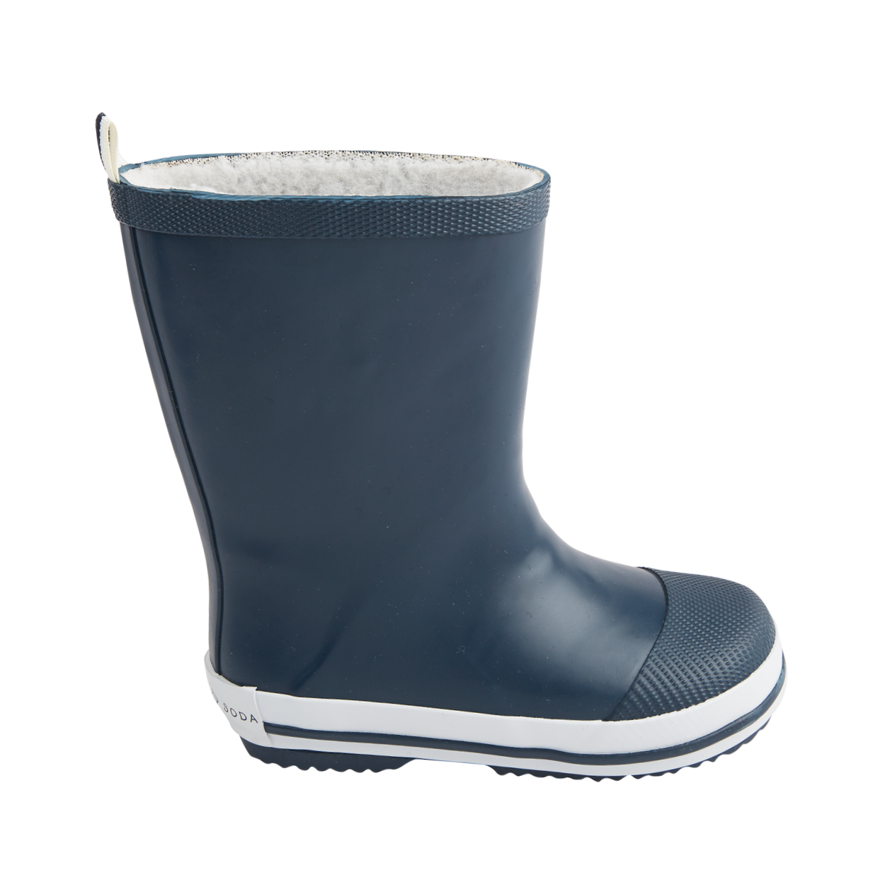FRENCH SODA GUMBOOT TALL | Navy-Web-front