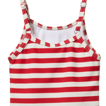 FRILL SWIMSUIT | Red Sea Stripe-Extra Img - 2