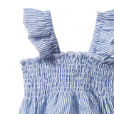 GALA SUIT LINEN | Blue Stripe-Extra Img - 1