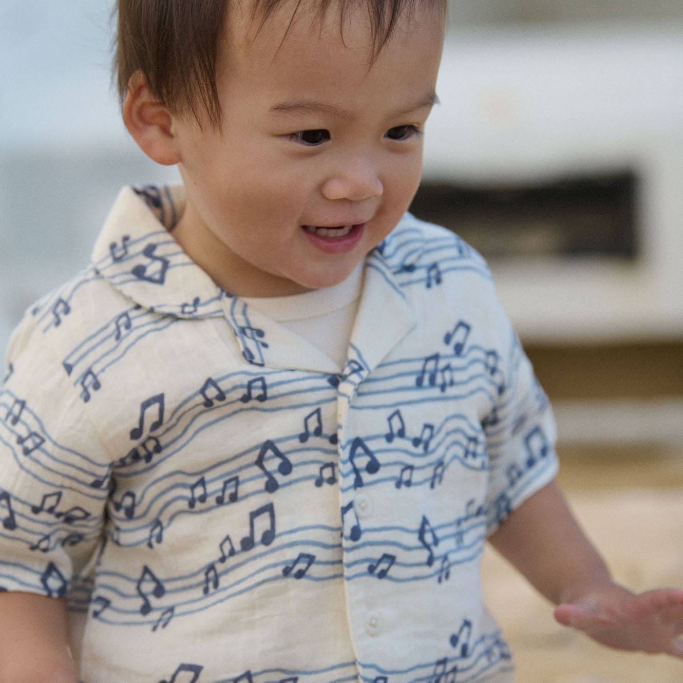 GUTHRIE SHIRT MUSLIN | Rhythm Print-Extra Img - 4