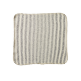 ORGANIC JERSEY FACE CLOTH 10 PACK | Natural/Grey Marl Stripe-Extra Img - 1