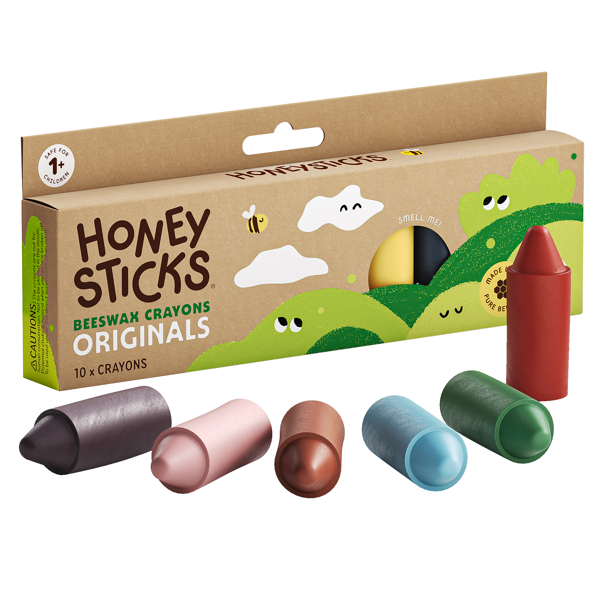 HONEY STICKS BEESWAX CRAYONS 10 PK | None-Web-front