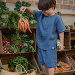 JAMES SHORTS MUSLIN | Vintage Indigo-Web-hover