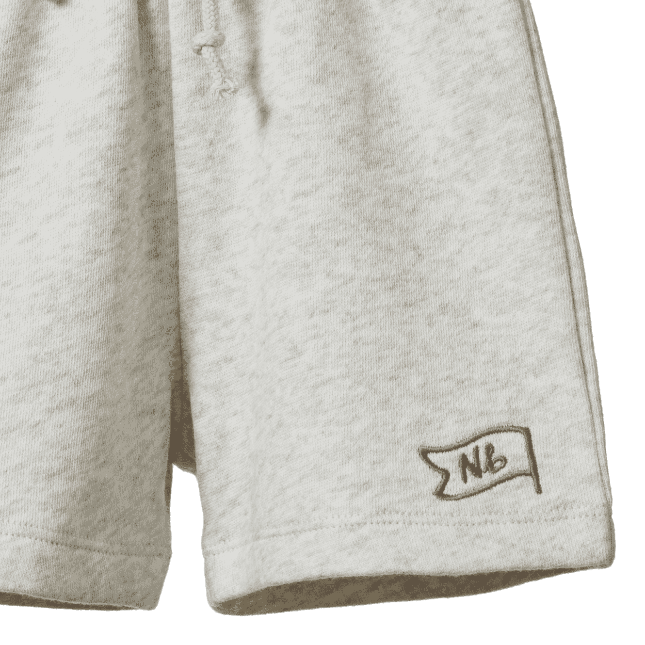 JIMMY SHORTS SWEATSHIRT KNIT | Light Grey Marl-Extra Img - 1