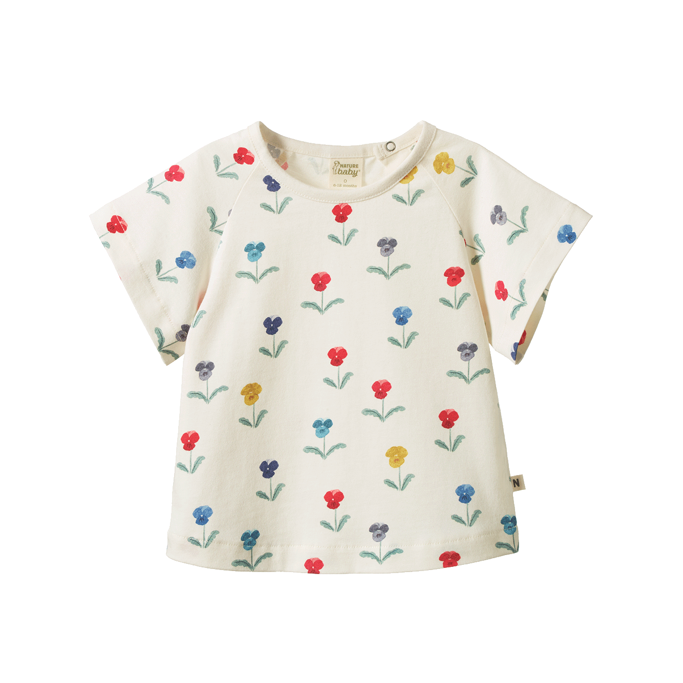 JUNIPER TEE | Delphine Blooms Print-Web-front