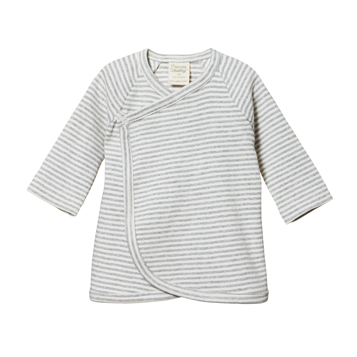 KIMONO JACKET | Grey Marl Stripe-Web-front