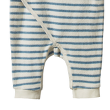 KIMONO STRETCH & GROW TERRY | Powder Blue Sailor Stripe-Extra Img - 3