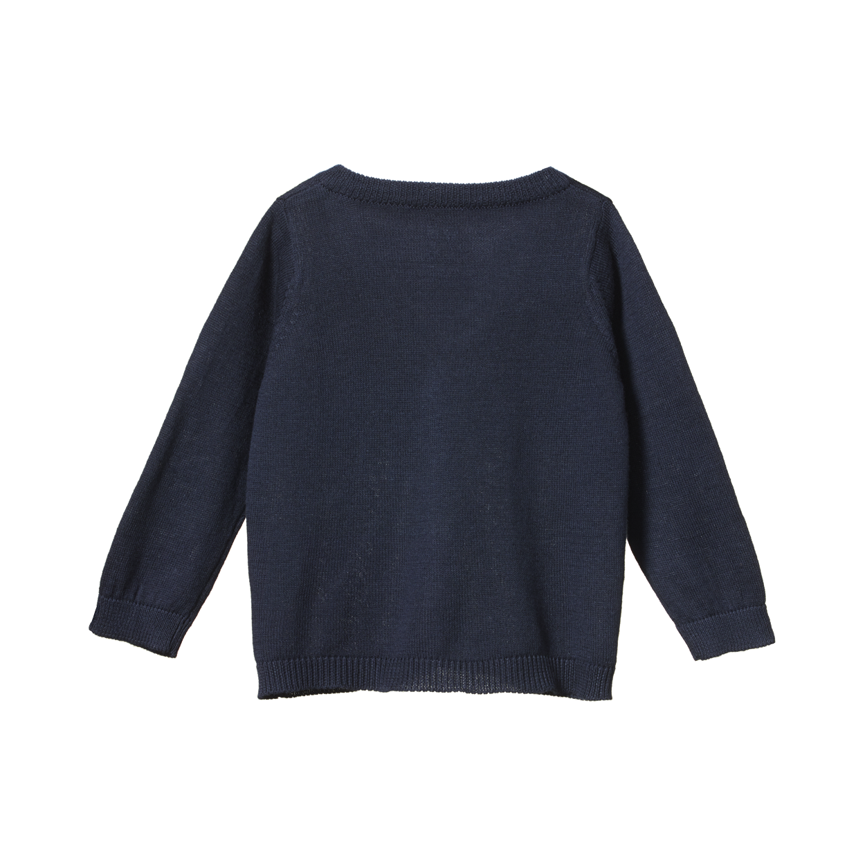 LIGHT COTTON KNIT CARDIGAN | Navy-Web-hover