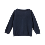 LIGHT COTTON KNIT CARDIGAN | Navy-Web-hover