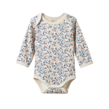 LONG SLEEVE BODYSUIT | Betsy Belle Rose Print-Web-front