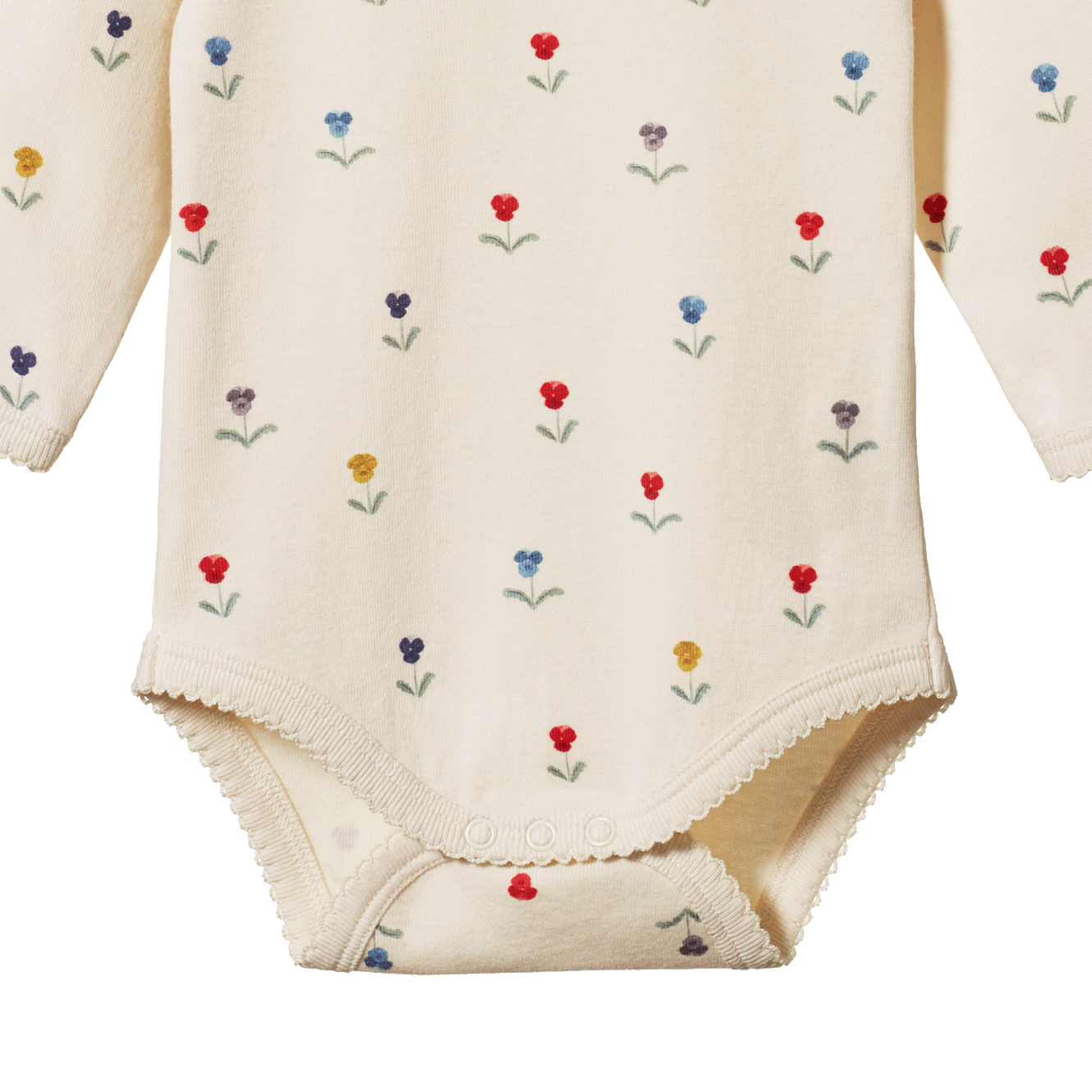 LONG SLEEVE BODYSUIT | Delphine Print-Extra Img - 1