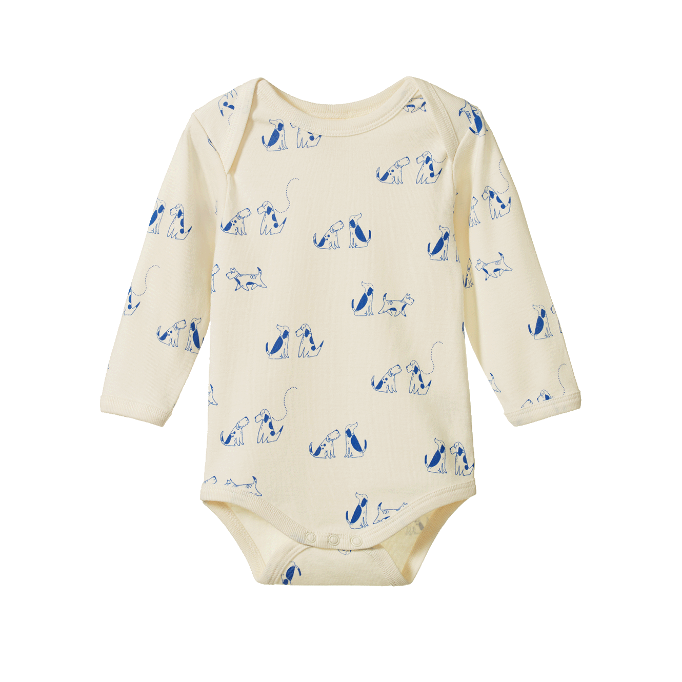 LONG SLEEVE BODYSUIT | Dog Walk Print-Web-front