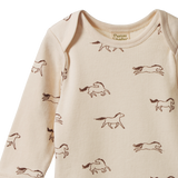 LONG SLEEVE BODYSUIT | Gallop Print-Extra Img - 3