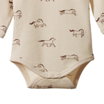 LONG SLEEVE BODYSUIT | Gallop Print-Extra Img - 4