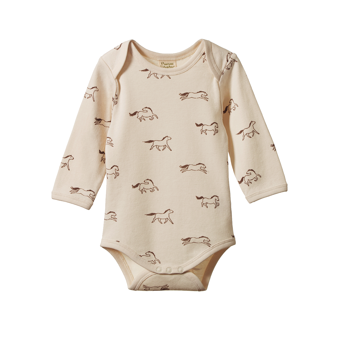 LONG SLEEVE BODYSUIT | Gallop Print-Web-front