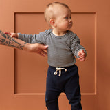 LONG SLEEVE BODYSUIT | Navy Stripe-Web-hover
