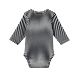 LONG SLEEVE BODYSUIT | Navy Stripe-Web-hover