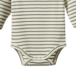 LONG SLEEVE BODYSUIT | Nettle Sailor Stripe-Extra Img - 1