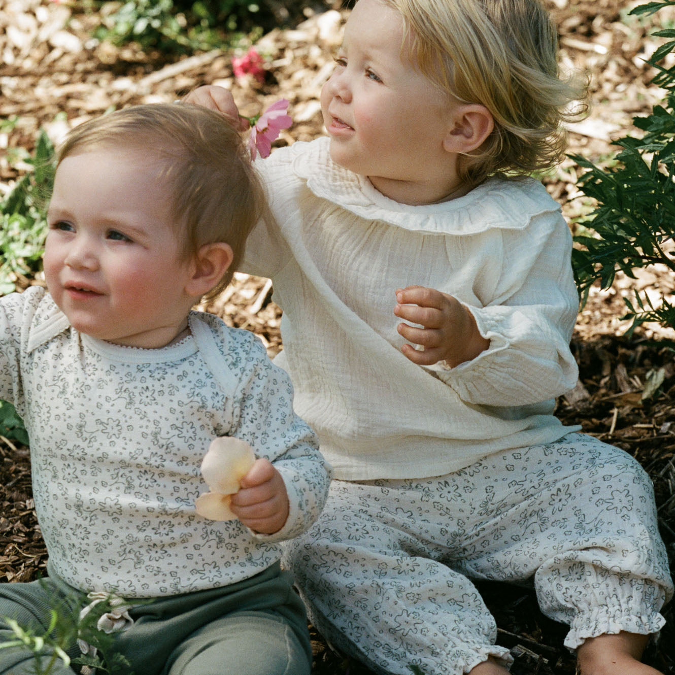 LONG SLEEVE BODYSUIT | Petite Bloomsbury Print-Extra Img - 1