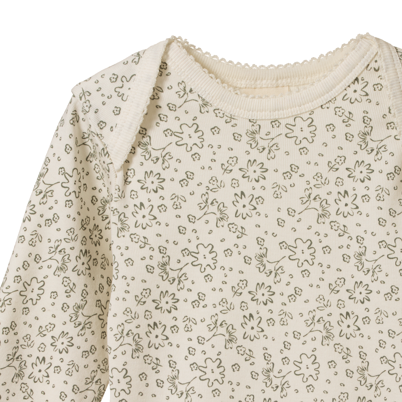 LONG SLEEVE BODYSUIT | Petite Bloomsbury Print-Extra Img - 2