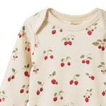 LONG SLEEVE BODYSUIT | Strawberry Blush Print-Web-hover