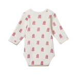 LONG SLEEVE BODYSUIT | Tiki Print-Web-hover