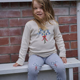 LONG SLEEVE CLOUD TEE | Bluebelle Natural Print-Web-hover