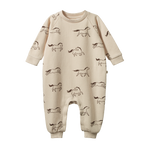 LONG SLEEVE JUNO ROMPER | Grande Gallop Print-Web-front