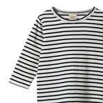 LONG SLEEVE RIVER TEE | Navy Sailor Stripe-Extra Img - 2