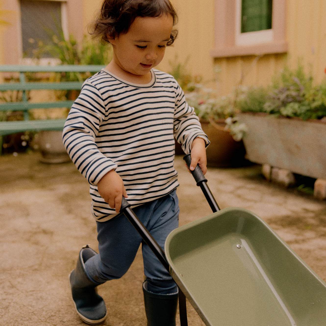 LONG SLEEVE RIVER TEE | Navy Sailor Stripe-Web-hover