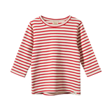 LONG SLEEVE RIVER TEE | Red Sailor Stripe-Web-front