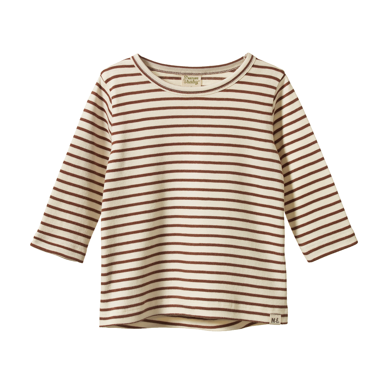 LONG SLEEVE RIVER TEE | Red Sailor Stripe-Web-front