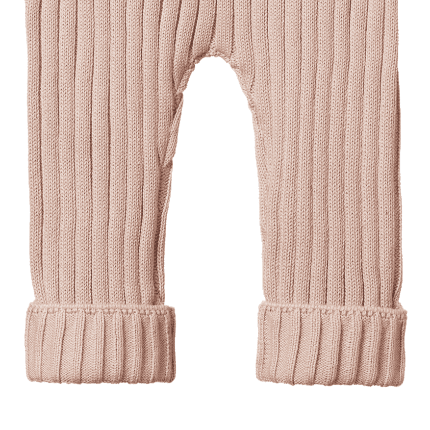 LOU PANTS COTTON KNIT | Rose Dust-Extra Img - 3