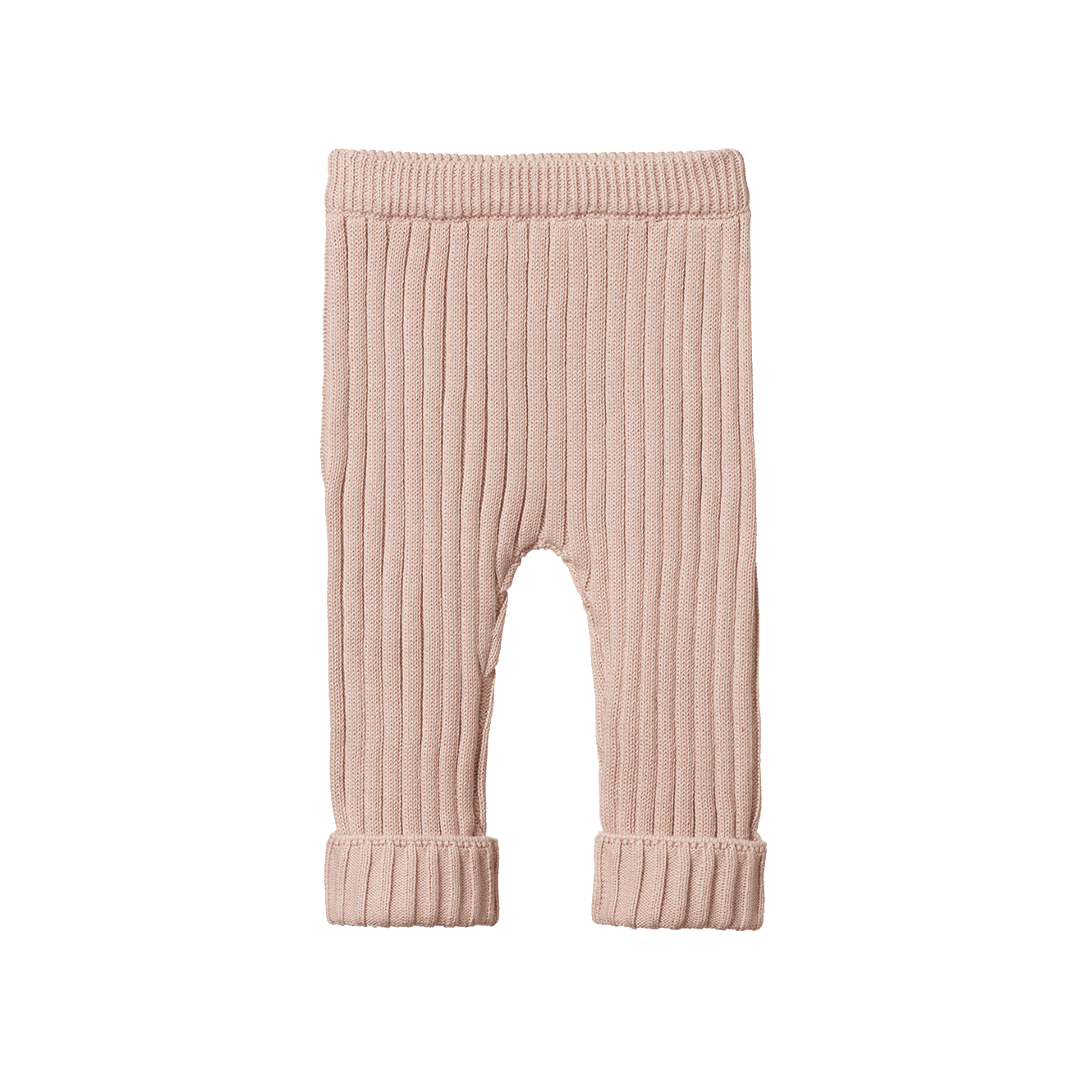 LOU PANTS COTTON KNIT | Rose Dust-Web-front