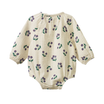 MEADOW BODYSUIT MUSLIN | Winter Berry Natural Print-Extra Img - 2