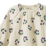 MEADOW BODYSUIT MUSLIN | Winter Berry Natural Print-Extra Img - 3
