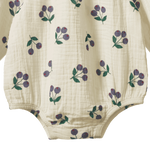 MEADOW BODYSUIT MUSLIN | Winter Berry Natural Print-Extra Img - 4