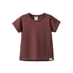 MERINO ESSENTIALS RIVER TEE | Marron Marl-Web-front
