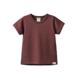 MERINO ESSENTIALS RIVER TEE | Marron Marl-Web-front