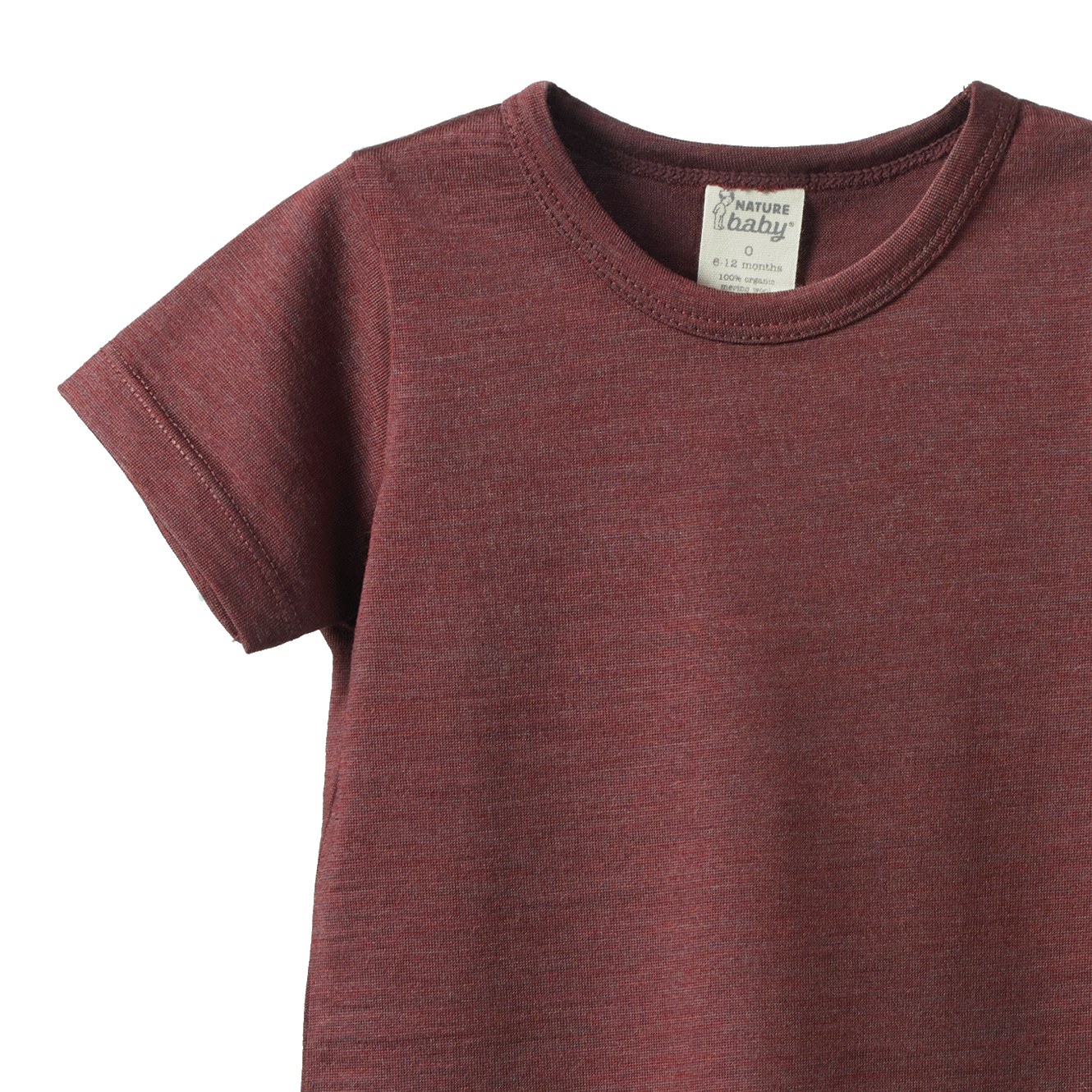 MERINO ESSENTIALS RIVER TEE | Marron Marl-Web-hover