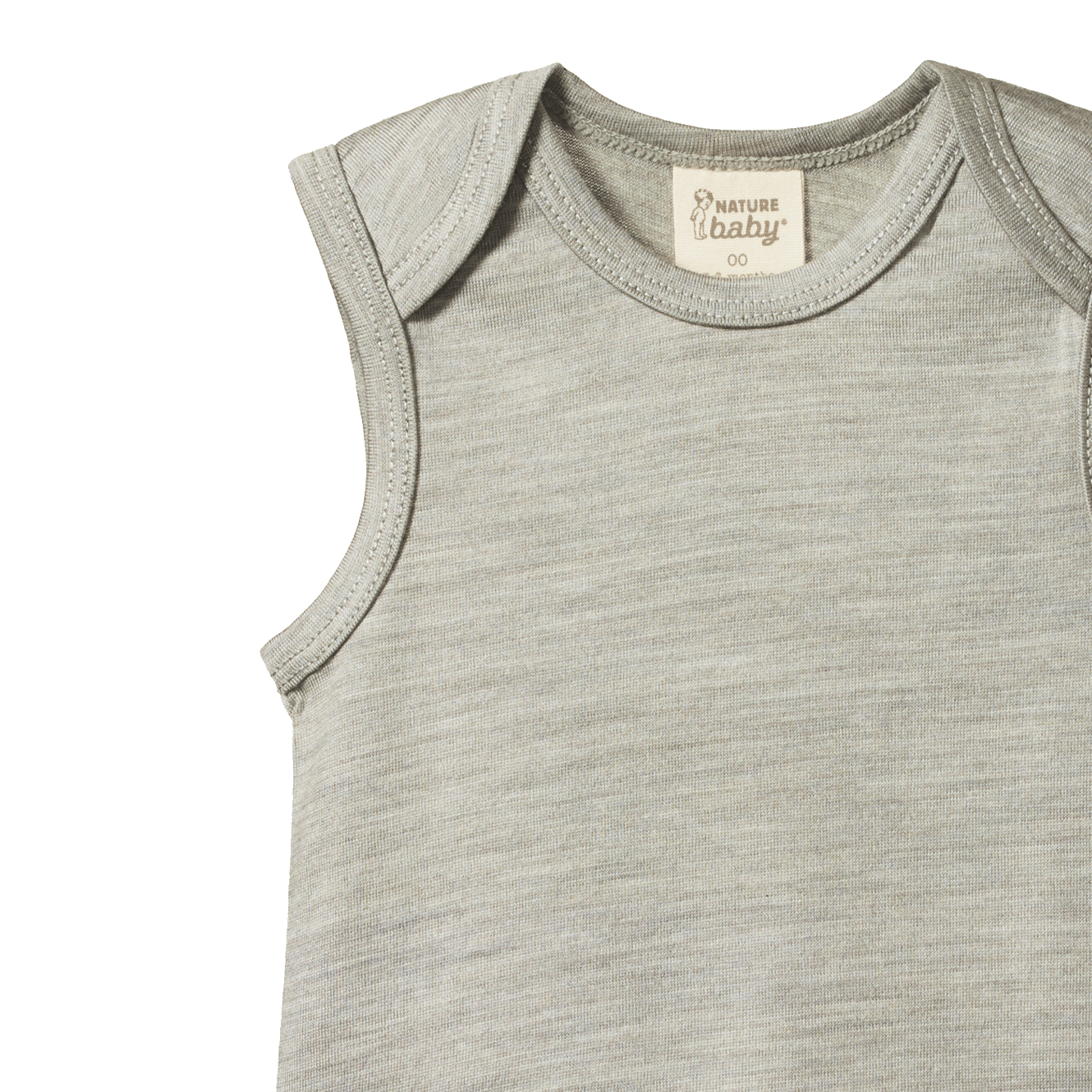 MERINO ESSENTIAL SINGLET | Grey Marl-Web-hover