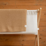 MERINO KNIT BLANKET | Caramel-Extra Img - 2